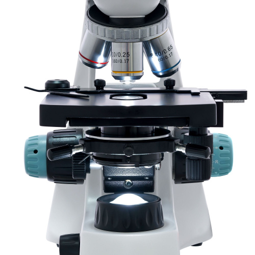 Микроскоп цифровой Levenhuk D400T, 3,1 Мпикс, тринокулярный фото 7