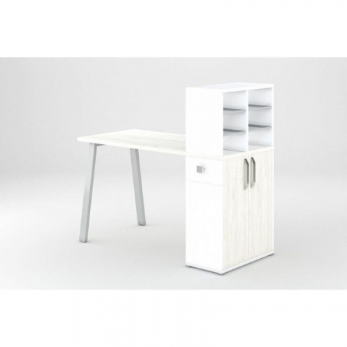 Karat Маникюрный стол FORMIX (12889) Орех темный Select / Белый снег фото 10
