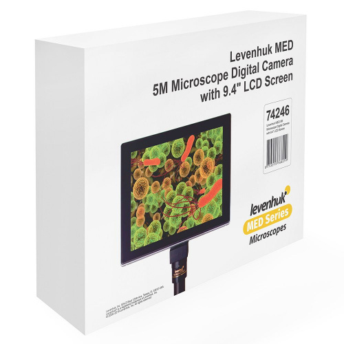 Камера цифровая Levenhuk MED 5 Мпикс с ЖК-экраном 9,4" для микроскопов фото 9