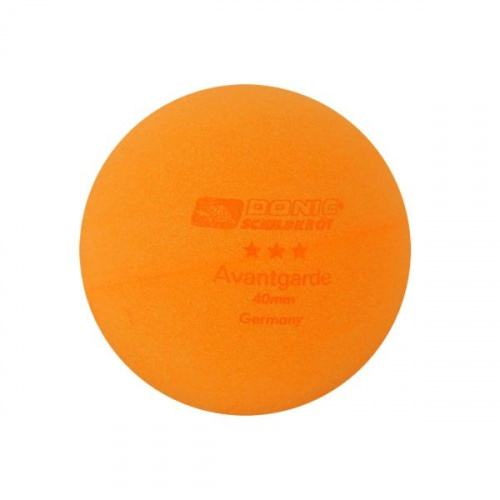 Мячики для настольного тенниса Donic Avantgarde 3, 6 штук, оранжевый фото 2