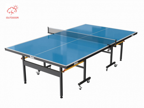 Всепогодный теннисный стол Unix line Outdoor - 6 мм (синий) (TTS6OUTBL)