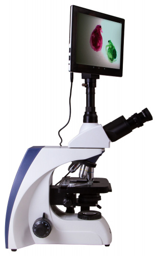 Микроскоп цифровой Levenhuk MED D30T LCD, тринокулярный фото 2