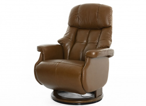 Кресло Relax Lux Electro S16099RWB_КОЖА (034 COGNAC / 029WALNUT ) фото 3