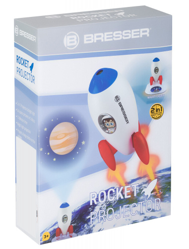 Проектор-ночник обучающий Bresser Space Rocket Slide фото 3
