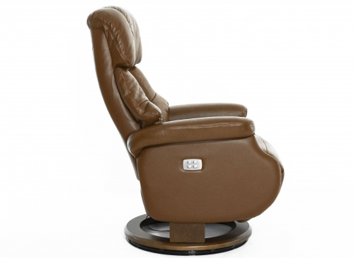 Кресло Relax Lux Electro S16099RWB_КОЖА (034 COGNAC / 029WALNUT ) фото 2