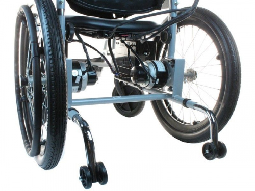 Кресло-коляска электрич.Титан LY-EB103-119 (шир.сид. 42см) с санитарным оснащ. фото 6