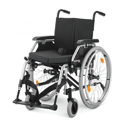 Кресло-коляска механ. MEYRA EuroChair2 2.750 (50см) литые колеса, цв.рамы серебро