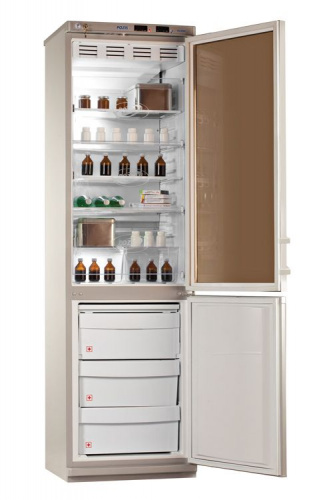 Холодильник лабораторный ХЛ-340 "POZIS" с металлическим дверьми