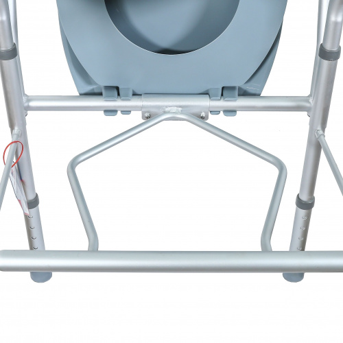 Кресло-туалет Amrus AMCB6808 облегчённое со спинкой, регулируемое по высоте фото 4