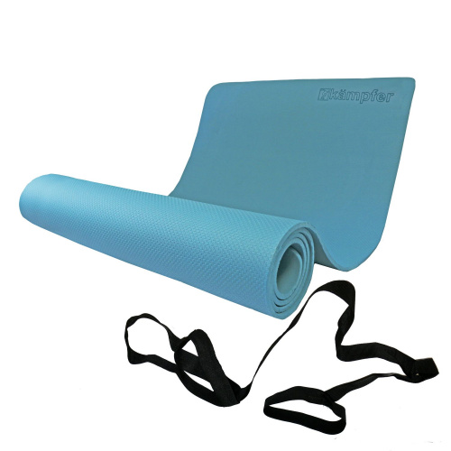 Комбо-набор для йоги Kampfer Combo Blue (голубой/черный) фото 2