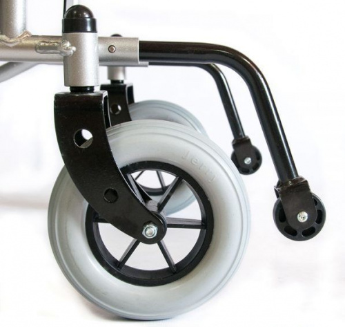 Прокат Кресло-коляска Мега-Оптим PR110 A-46 с электроприводом (сине-черная) фото 23
