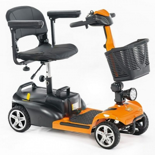 Кресло-коляска с электроприводом MET Explorer MT-14 оранжевый (17438) фото 2