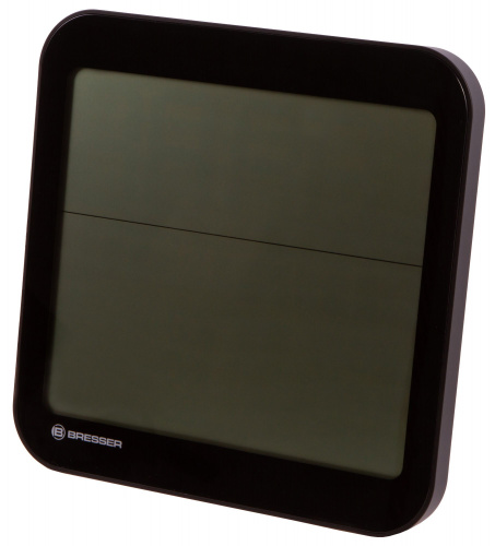 Часы настенные Bresser MyTime Meteotime LCD, черные фото 2