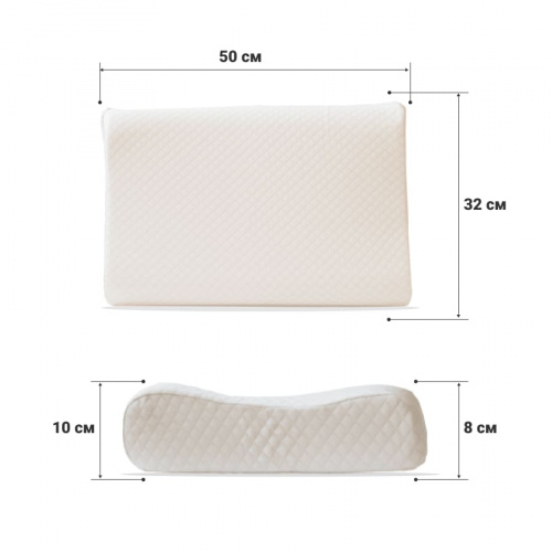 Подушка ортопедическая латексная для сна Gevea ES-78035 EcoSapiens фото 8