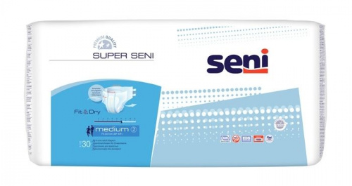Подгузники для взрослых SUPER SENI Medium по 30 шт. (SE-094-ME30-JA1)