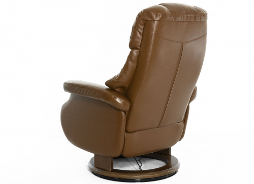 Кресло Relax Lux Electro S16099RWB_КОЖА (034 COGNAC / 029WALNUT ) фото 4