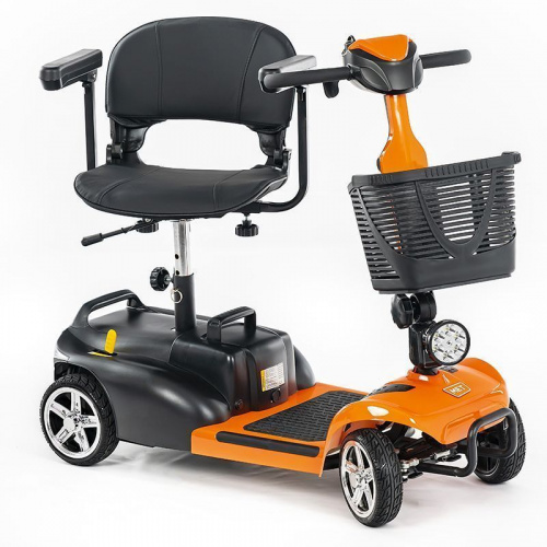 Кресло-коляска с электроприводом MET Explorer MT-14 оранжевый (17438) фото 4