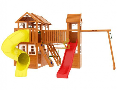 Детская площадка IgraGrad Клубный домик Макси Luxe с трубой фото 17
