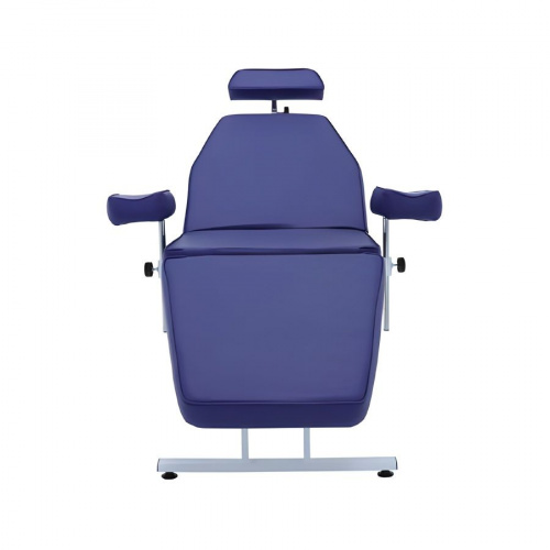 Косметологическое кресло Мед-Мос FIX-0B (SS4.01.10) синий фото 3