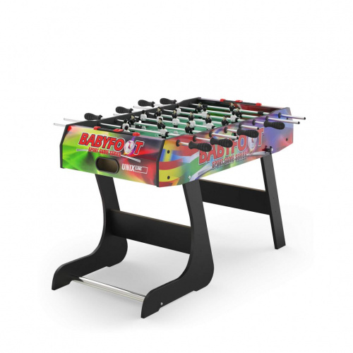 Игровой стол складной UNIX Line Футбол - Кикер (122х61 cм) Color GTSFU122X61CL