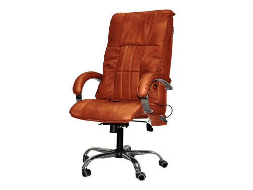 Массажное кресло EGO BOSS EG-1001 (кожа+арпатек) ELITE Стандарт (карамель) фото 5