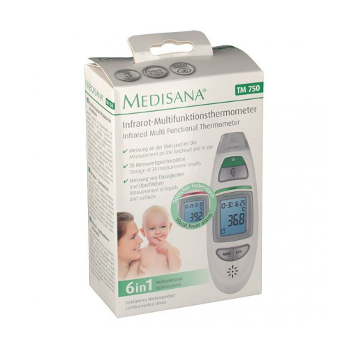 Термометр инфракрасный Medisana TM 750 (контактный) фото 3