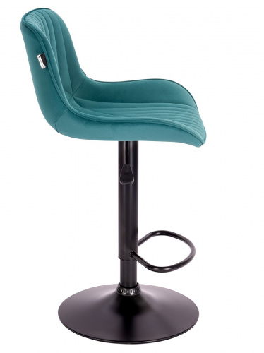 Барный стул Everprof Grace Black Ткань Темно-зеленый фото 6