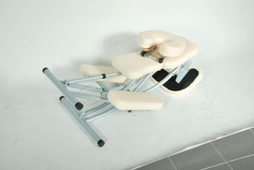 Массажное кресло для шейно-воротниковой зоны MA-03 (СТ-1ШАА) (МСТ-3АЛ) (алюминий DE LUXE) (бежевый) фото 5