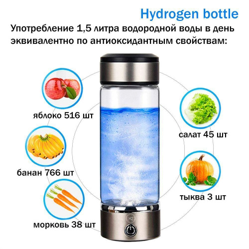 Генератор водорода, водородная бутылка Hydrogen Bottle Hydra фото 4