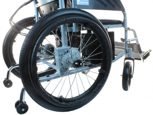 Кресло-коляска электрич.Титан LY-EB103-119 (шир.сид. 42см) с санитарным оснащ. фото 5