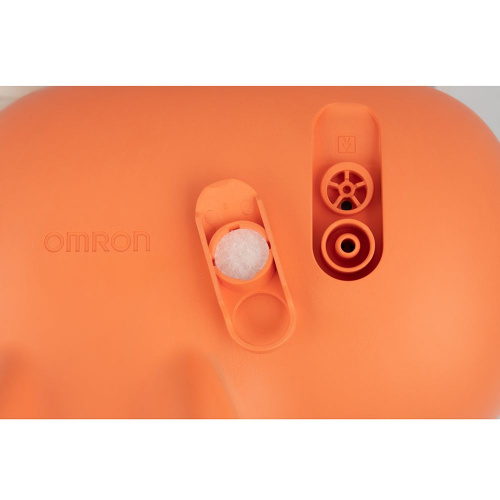 Ингалятор компрессорный OMRON Neko Kat (MRU) детский (оранжевый) фото 5
