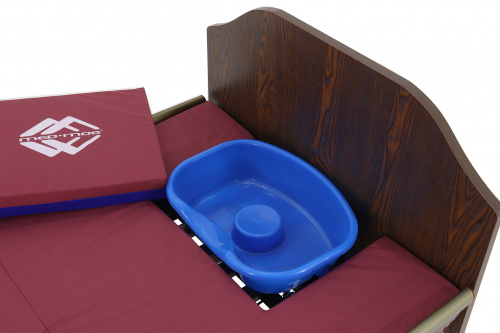 Кровать электрическая MED-MOS DB-11А (ЛДСПвенге,120см, 11с,матрас,ванночка,ТУэл,БП,К) фото 19