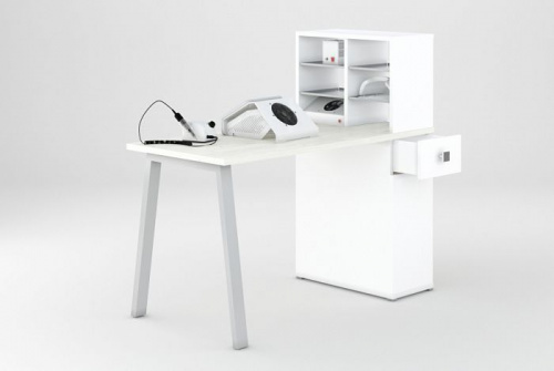 Маникюрный стол FORMIX (12889) Ваниль / Белый снег фото 6