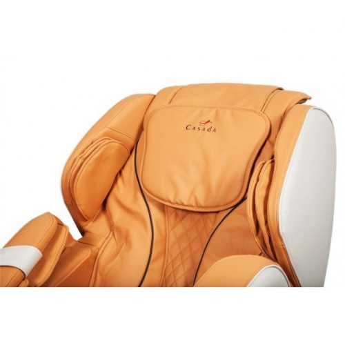 Массажное кресло Casada BetaSonic 2 Braintronics (БетаСоник 2 Брейнтроникс) оранж-крем фото 4